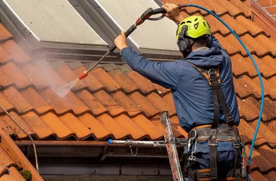 Démoussage et hydrofuge de toiture à Panges